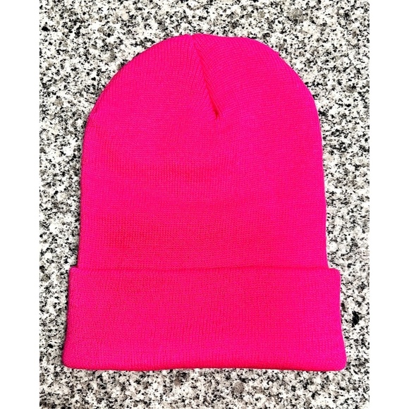 "BLM" CABLE KNIT HAT -Cozy- Color: Hot Pink / Barbie🩷 **BRAND NEW!!!🧶🪡🧵🤩** - Picture 6 of 8